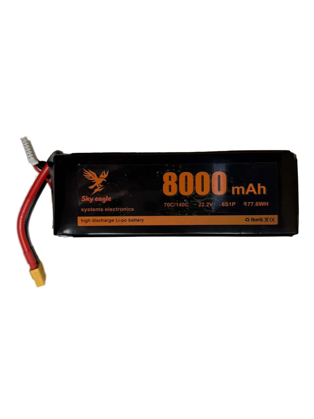 Аккумулятор для квадрокоптера FPV Sky Eagle 6S 8000 mAh