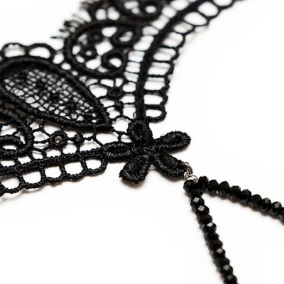 Кружевной браслет Bello fiore (Размер: XS) (Цвет: черный)