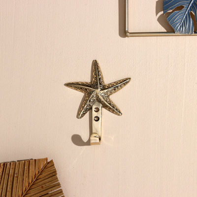 Крючок "Звёздочка"латунь 10х8 см 9922311
