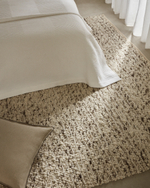 Manilva Ковер из шерсти и коричневого хлопка 200 x 300 см