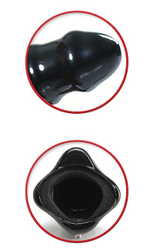 Фаллопротез Cumfu Hollow Strap-On (Цвет: черный)