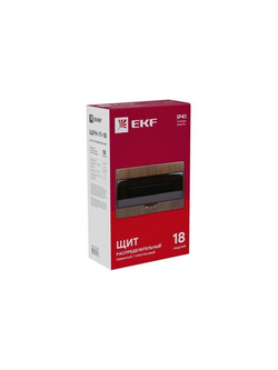 Щит ЩРН-П-18 IP41 темное дерево PROxima EKF pb40-n-18-dark