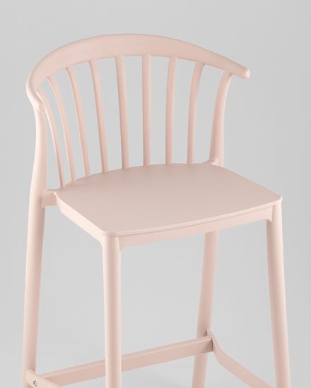 Стул полубарный Campo пластик бежевый