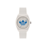 Adidas Originals PROJECT Wrist Watch Quartz Movement Resin Strap 38mm White Dial Unisex