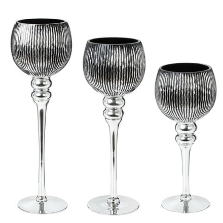 GAEM Набор из 3-х подсвечников, L33 W16 H45,5 см