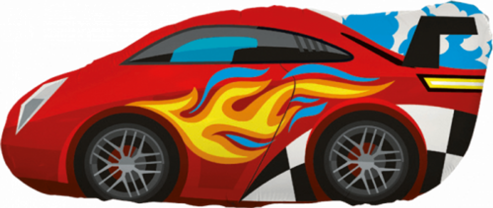 Шар (36""/91 см) Фигура, Машинка, 1 шт. в упак. Д15