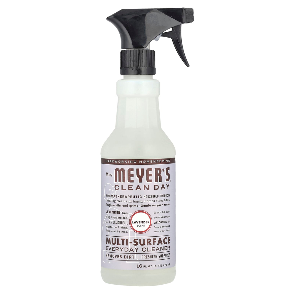 Mrs. Meyers Clean Day, универсальное повседневное чистящее средство, с ароматом лаванды, 473 мл (16 жидк. унций)