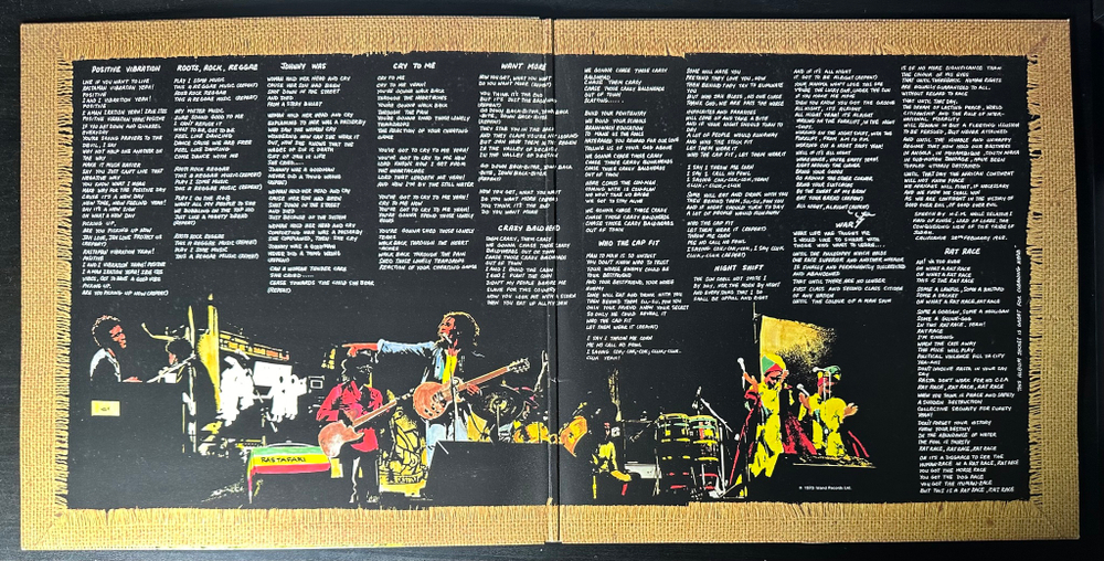 Bob Marley & The Wailers - Rastaman Vibration (Швеция 1976г.)