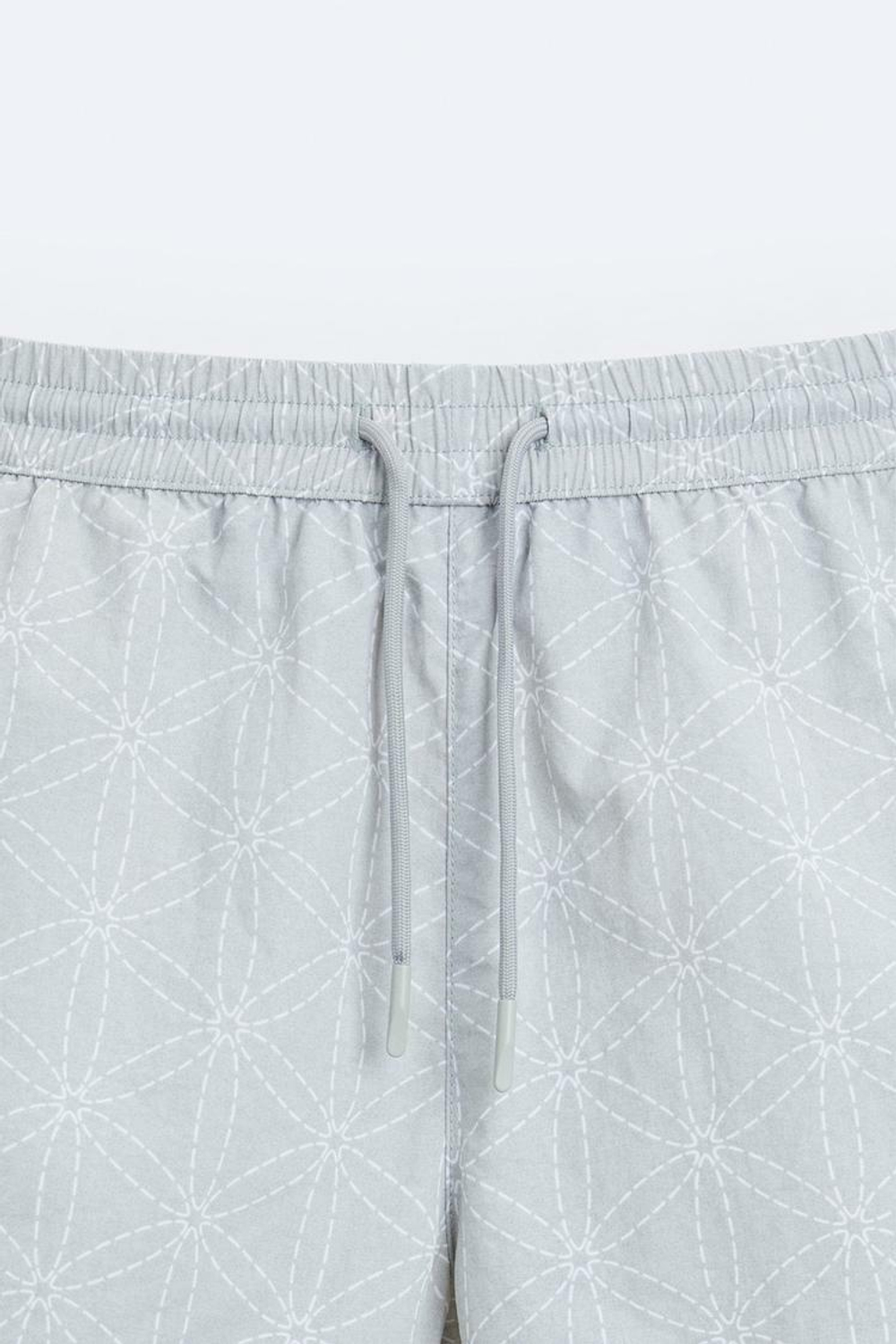 ZARA ПЛАВКИ С ЦВЕТОЧНЫМ ПРИНТОМ, ГОЛУБОЙ