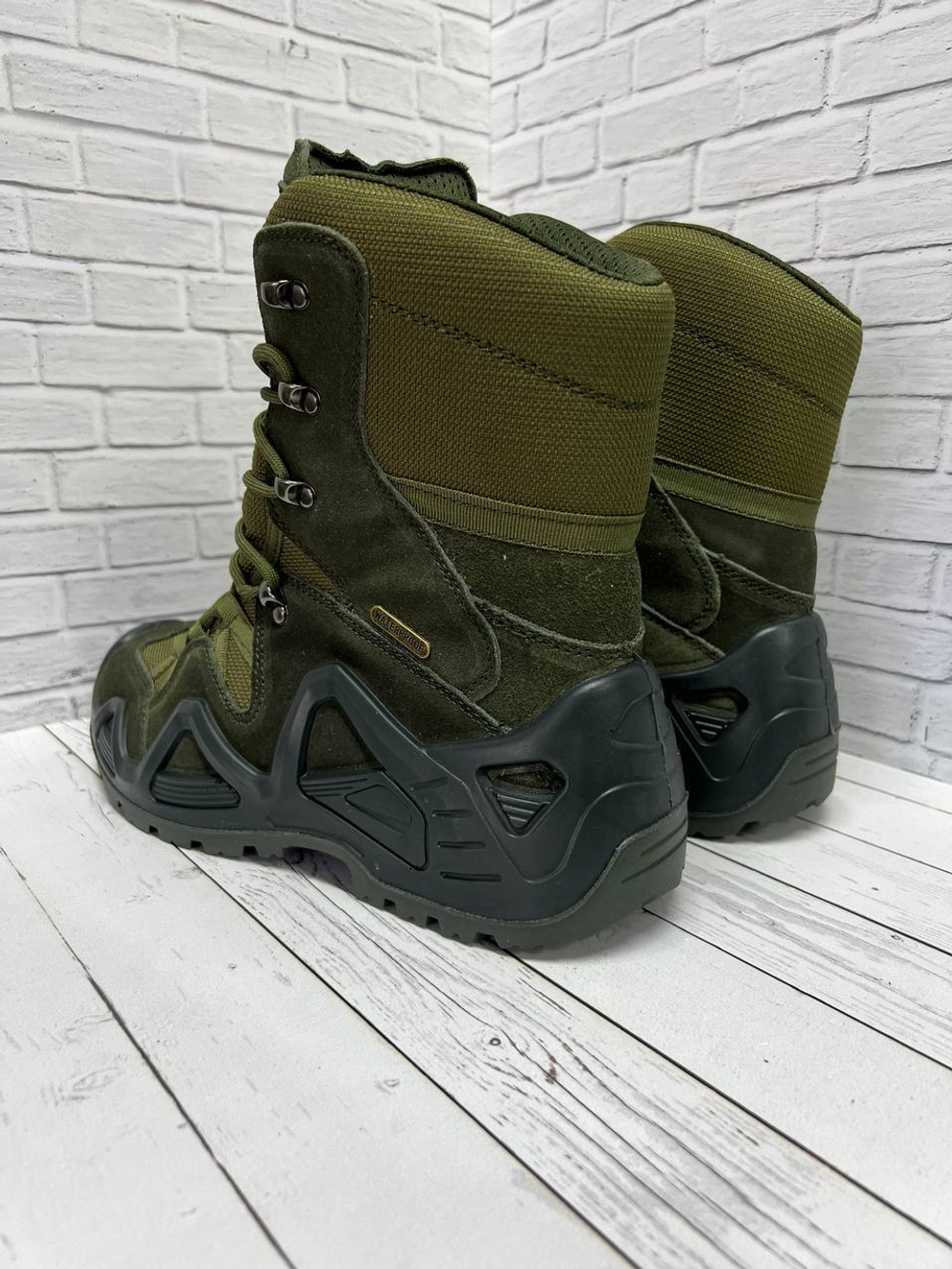 Тактические треккинговые ботинки m6-merlle / высокие / олива