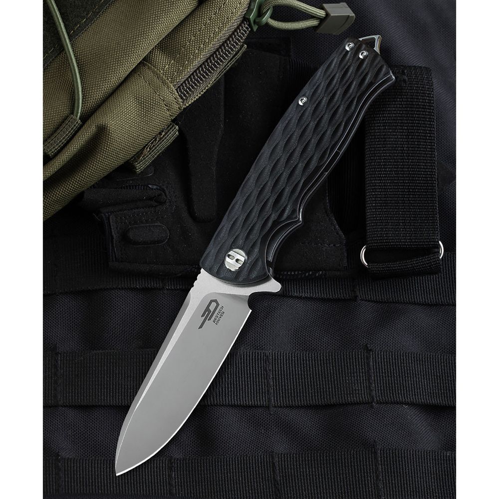 Нож Bestech BG02A Grampus Black