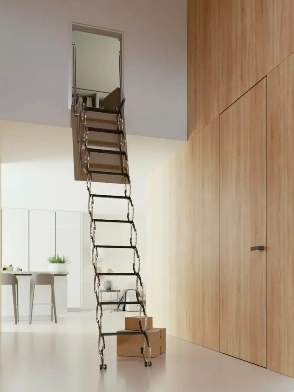 NOZYCOWE VERTICALE лестница с люком