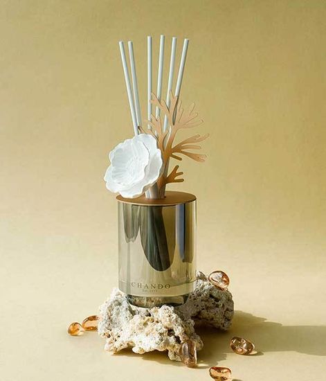 Crystal Oriental Peony, ароматический диффузор с необычными палочками, Chando
