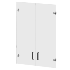 Дверь стеклянная СМД-58.С.Ф Прозрачный 784x4x1148 Смарт