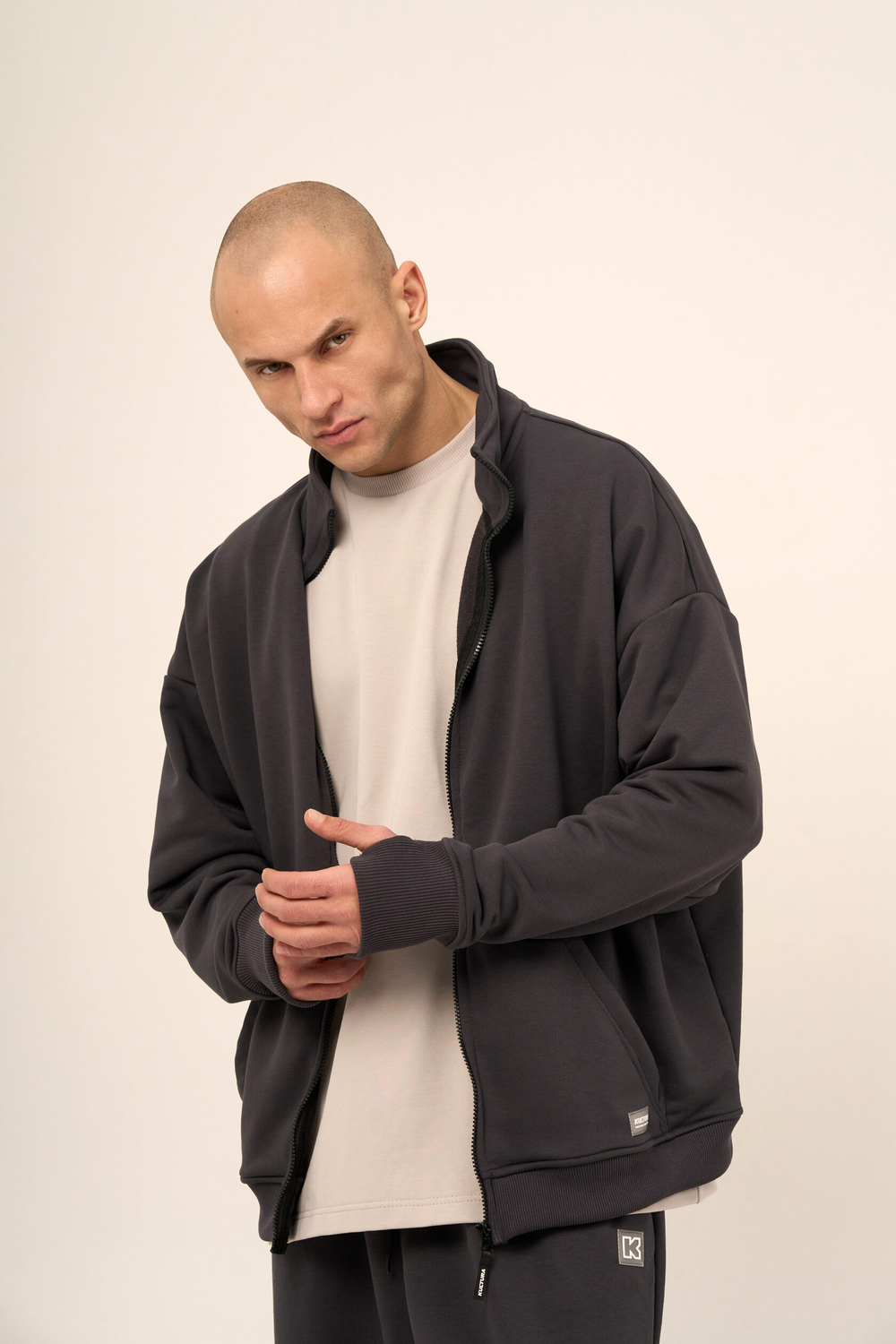 Толстовка KUL'TURA "ZIPPER" Фуме