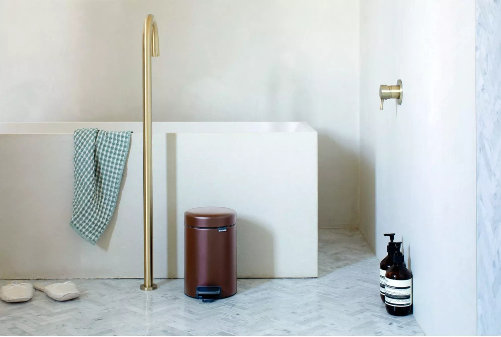 Brabantia - Корзина для мусора NewIcon 3л коричневая / артикул   208522  / GTIN 8710755208522