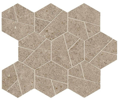 Мозаика Boost Stone Clay Mosaico Hex