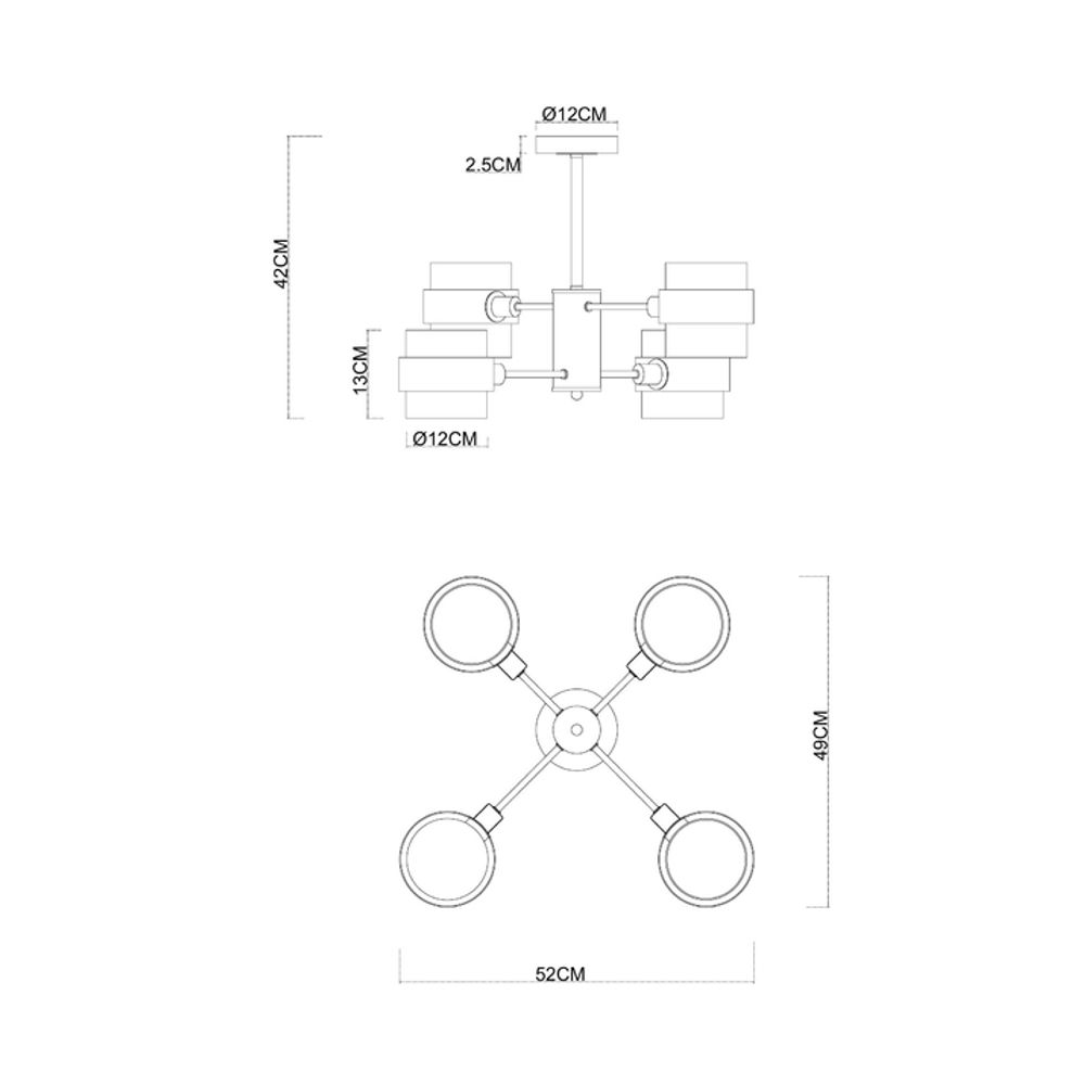 Люстра на штанге Arte Lamp