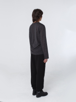 Лонгслив унисекс "Серость". Серый меланж