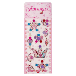 Наклейки-стразы Alingar, акриловые, "Корона", корона, цветы, пакет с европодвесом