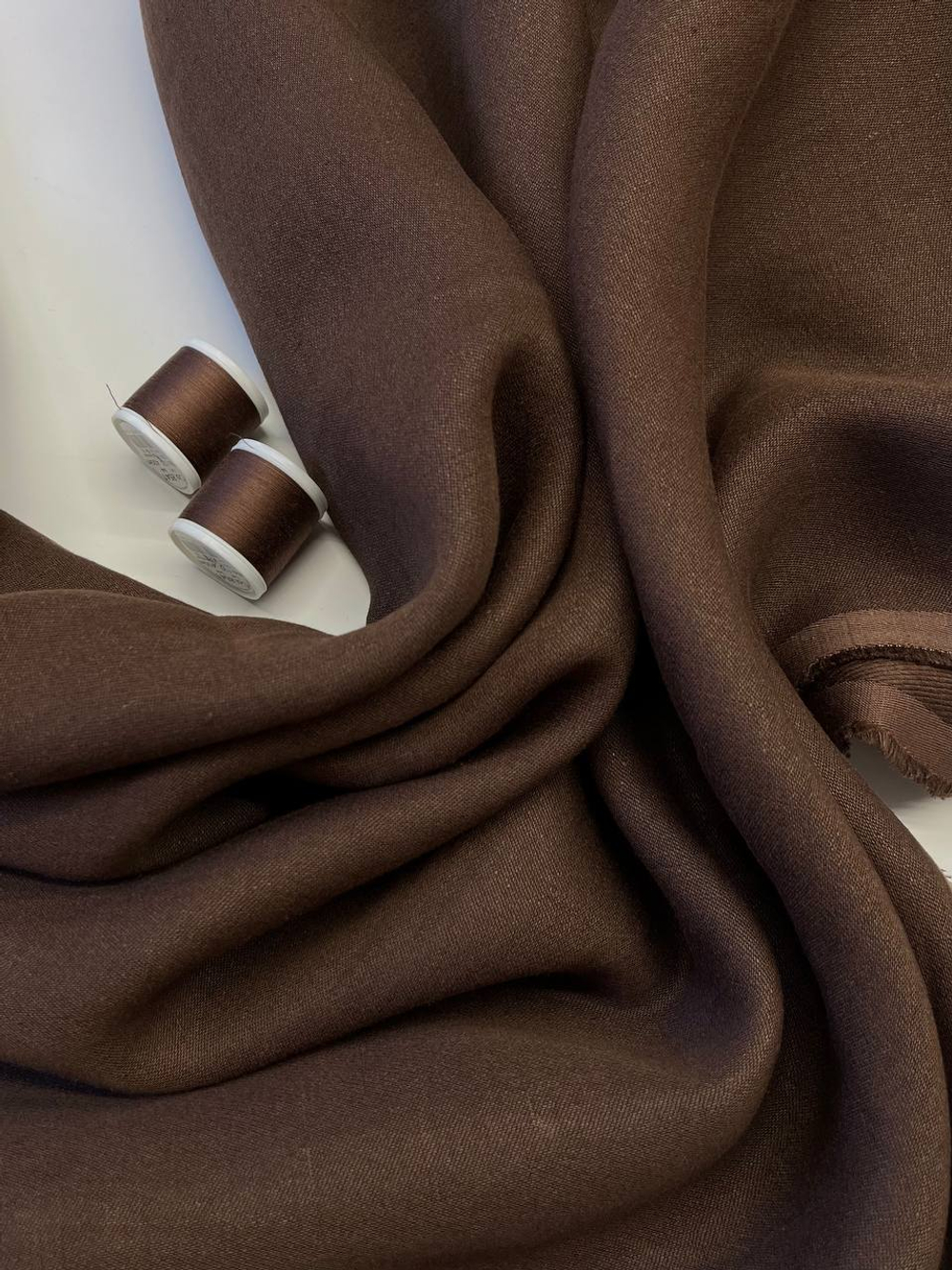 Лен коричневый