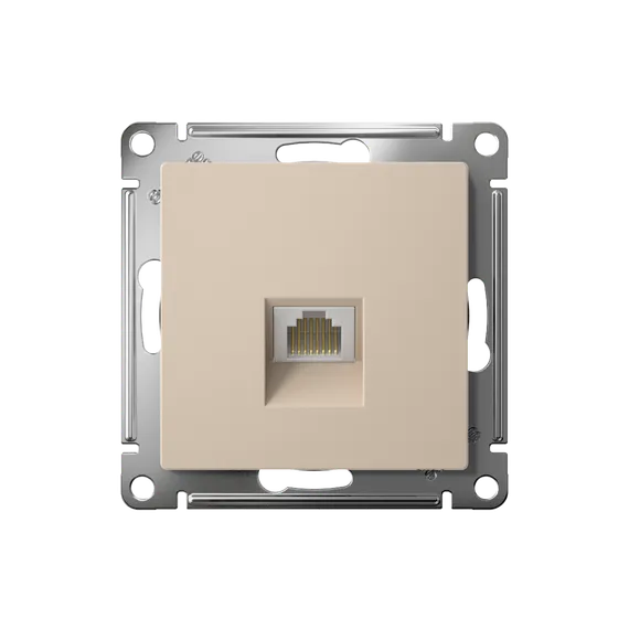 Розетка компьютерная AtlasDesign RJ45 кат.5E механизм песочн. SE ATN001283