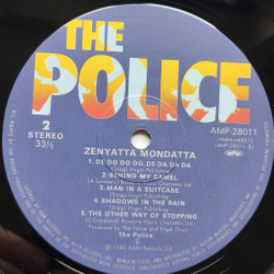 Винтажная виниловая пластинка LP The Police Zenyatta Mondatta (Japan 1980) (No Obi) Shadows In The Rain