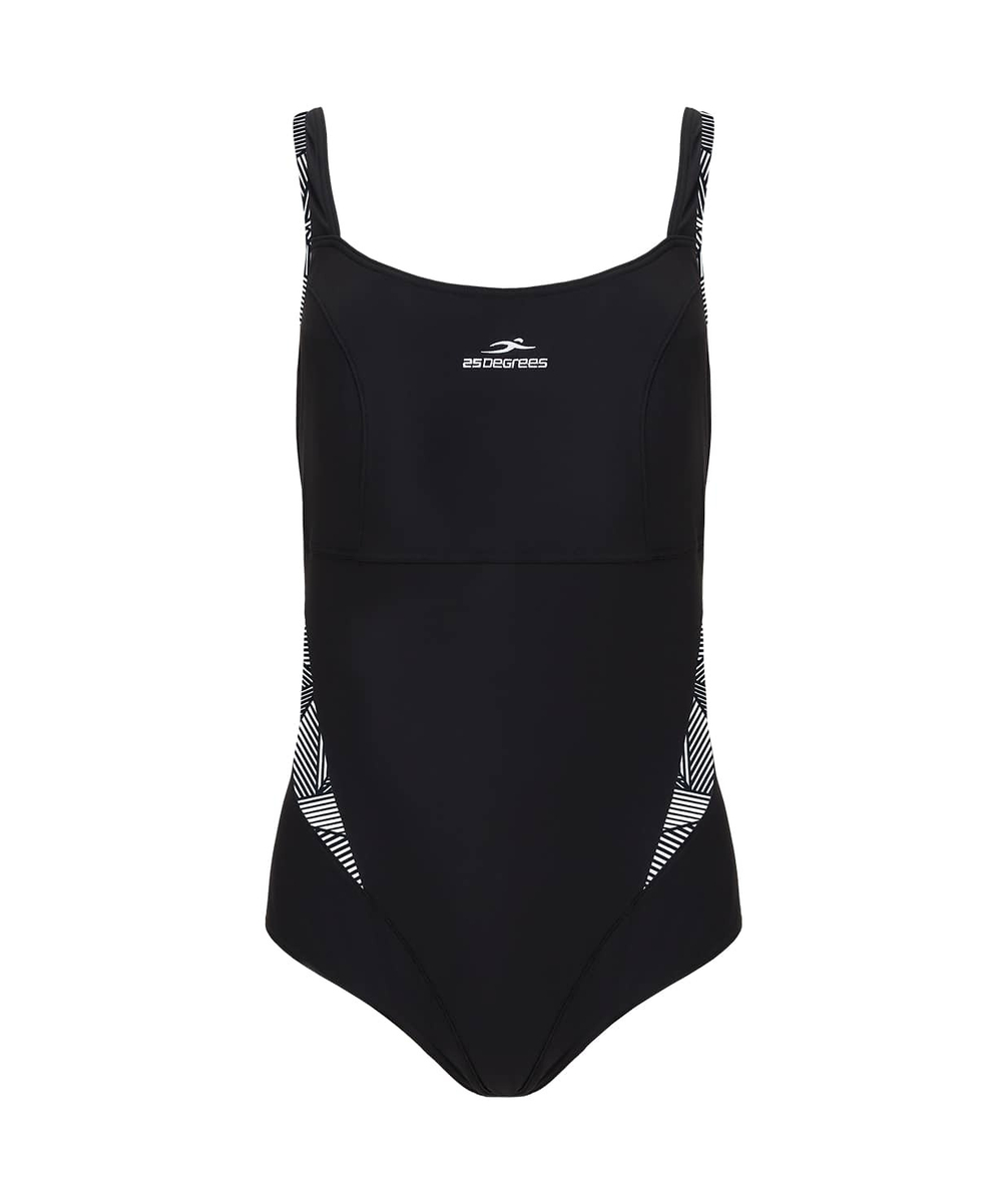 Купальник для плавания Line Black, нейлон