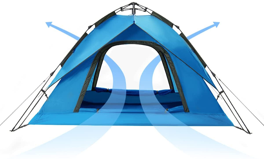 Палатка Naturehike 4-местная, быстросборная