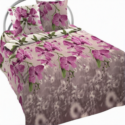 Комплект постельного белья "П37. 9391 (розовый)", бязь Шуйская Премиум, 100% хлопок.