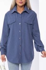 Рубашка "Дыхание весны" (джинс) Б8228 LT Collection (Акция)