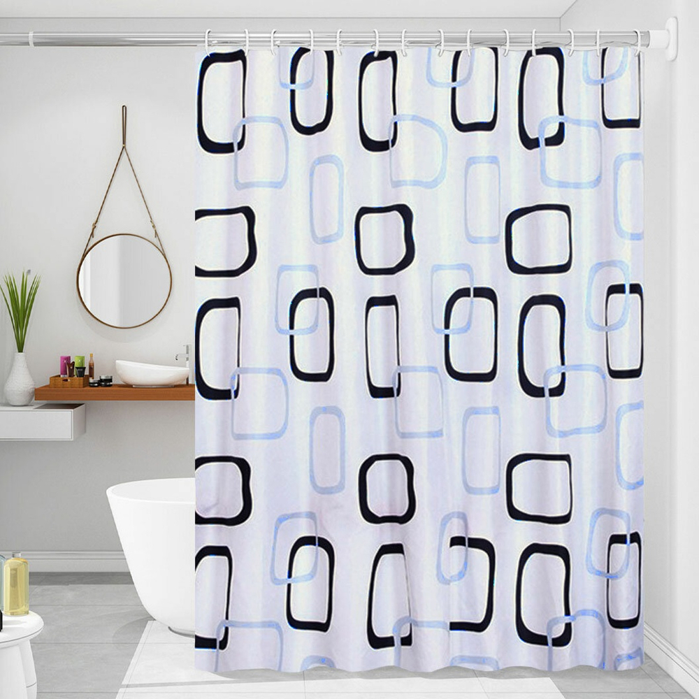 Штора для ванной 180*180см, полиэстер
