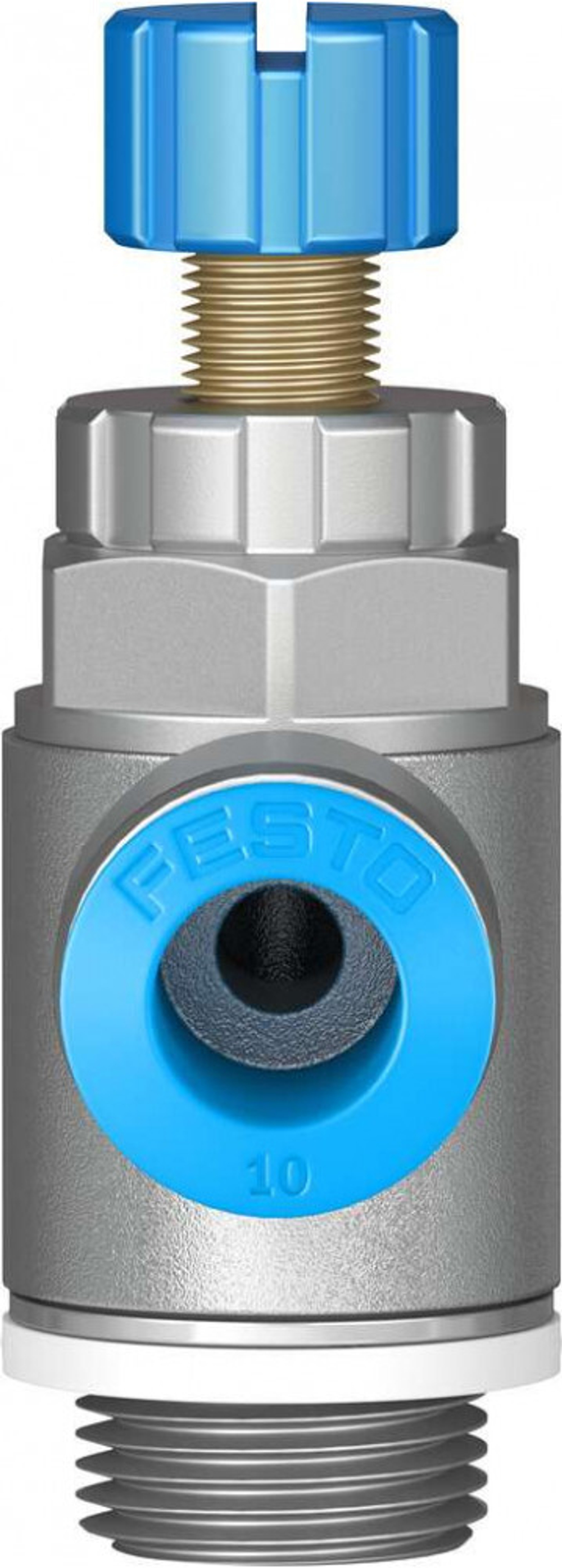 Дроссель с обратным клапаном Festo GRLA-3/8-QS-10-RS-D