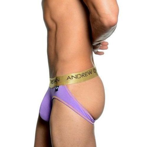 Мужские трусы джоки фиолетовые Andrew Christian Infiniti Jock purple AC28