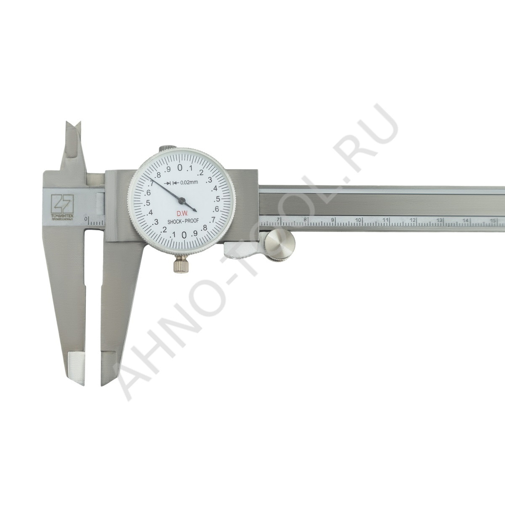 Штангенциркуль с круговой шкалой ШЦК-200-0.02 ГОСРЕЕСТР 89053-23 нерж.сталь ТОЧИНТЕХ
