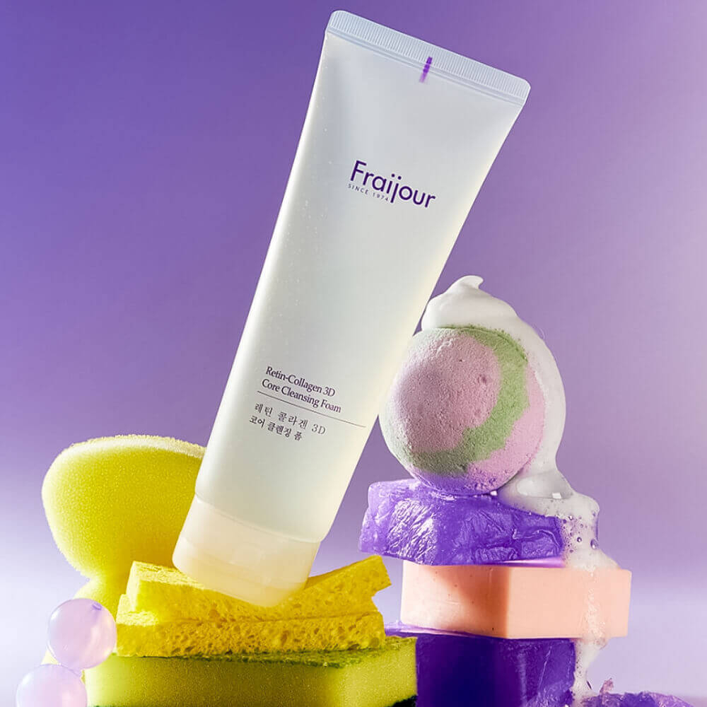 Увлажняющая пенка для умывания с коллагеном Fraijour Retin-Collagen 3D Core Cleansing Foam