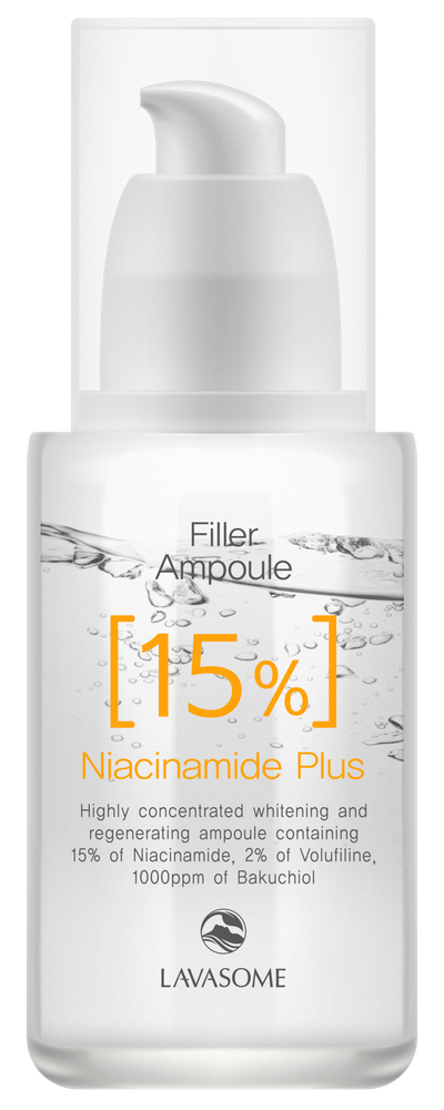 Lavasome Ампула для выравнивнивания тона кожи с ниацинамидом 15% - LAVASUM FILLER AMPOULE NIACINAMIDE 15 PLUS, 30 МЛ