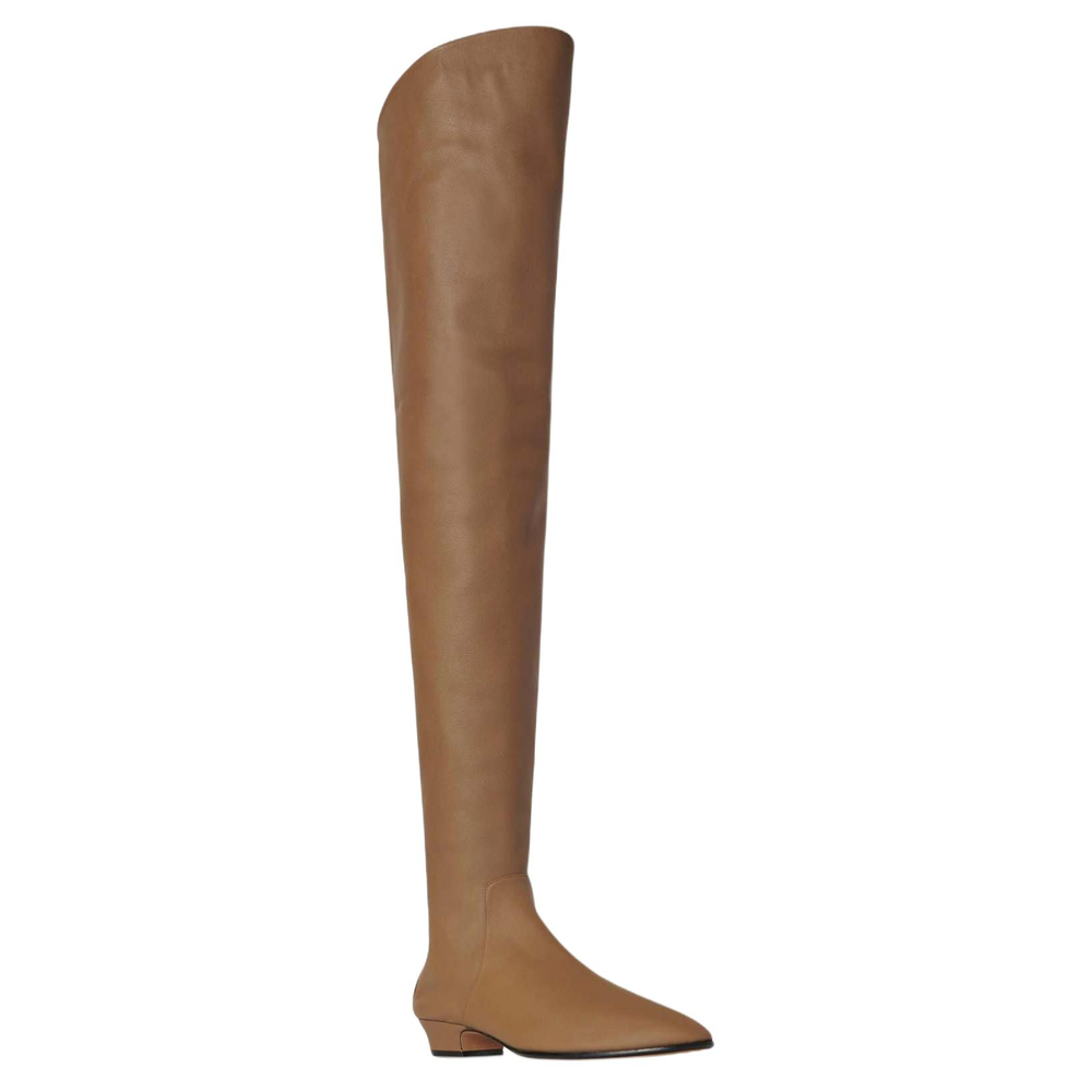 THE ROW Awar Over the knee Boots Women"s Tawny