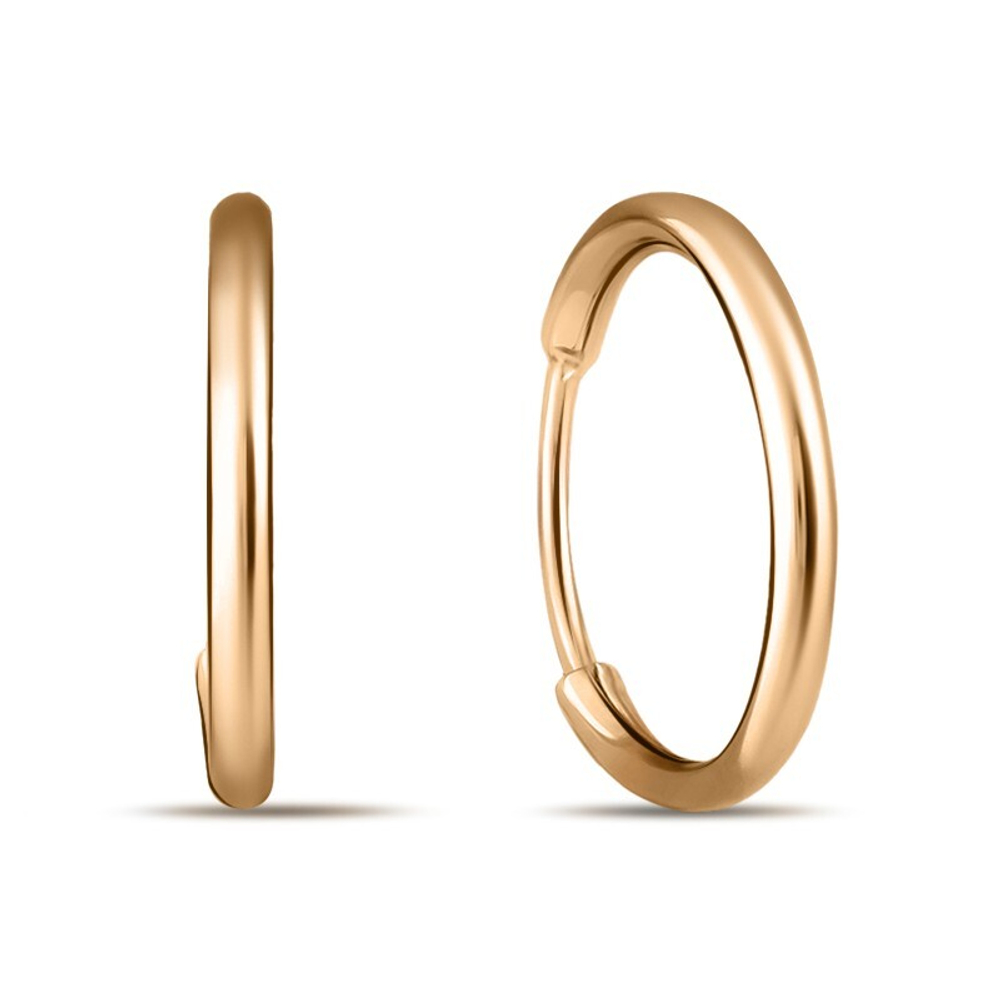 Серьга из золота 585 пробы