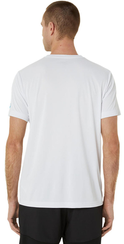Мужская теннисная футболка Asics Court Graphic - белый