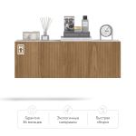 ТВ Тумба BOSS MILLING 100 Белый снег, Дуб американский