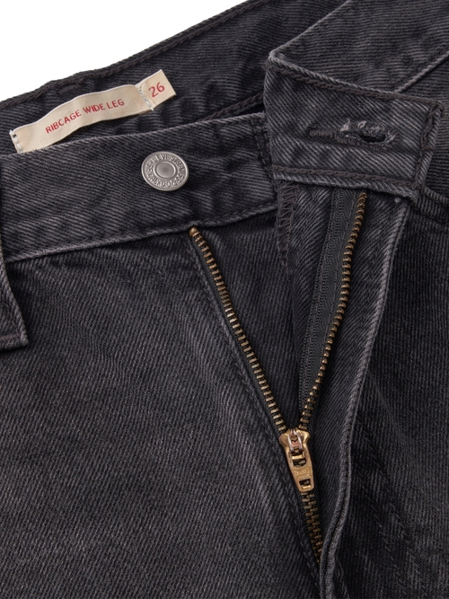 Женские прямые джинсы с завышенной талией Levi's Ribcage Wide Leg A6081-0011