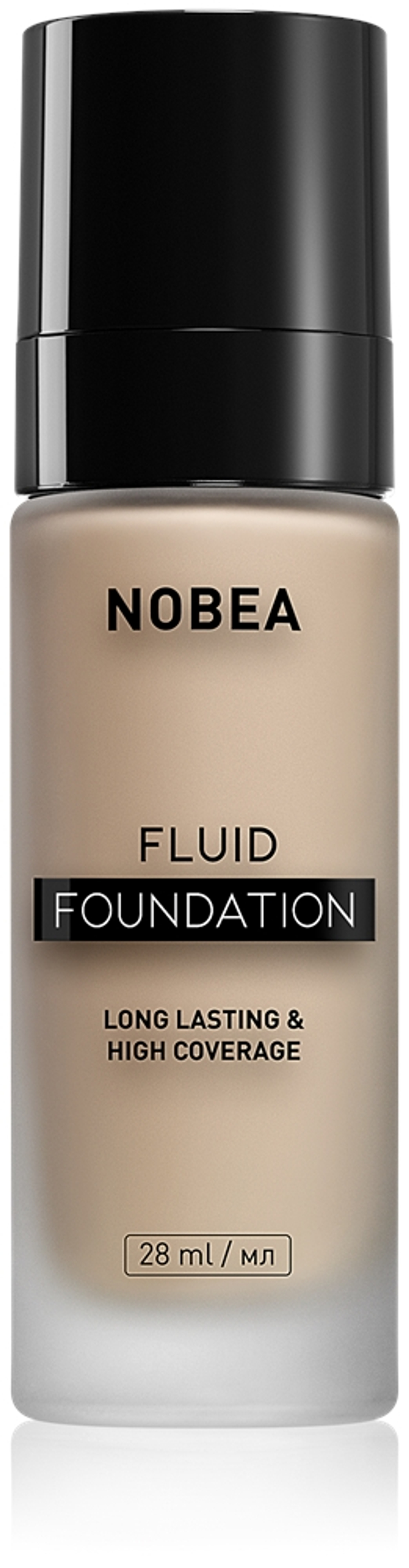NOBEA Day-to-Day Fluid Foundation - Тональная основа: Трвалый подклад оттенок 04 Warm vanilla, 28 ml