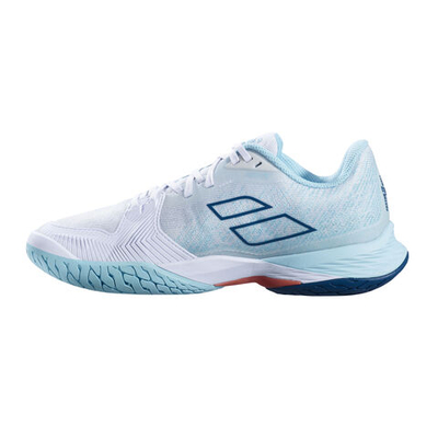 Женские теннисные кроссовки Babolat Jet Mach 3 All Court Shoe Women - White, Light Blue