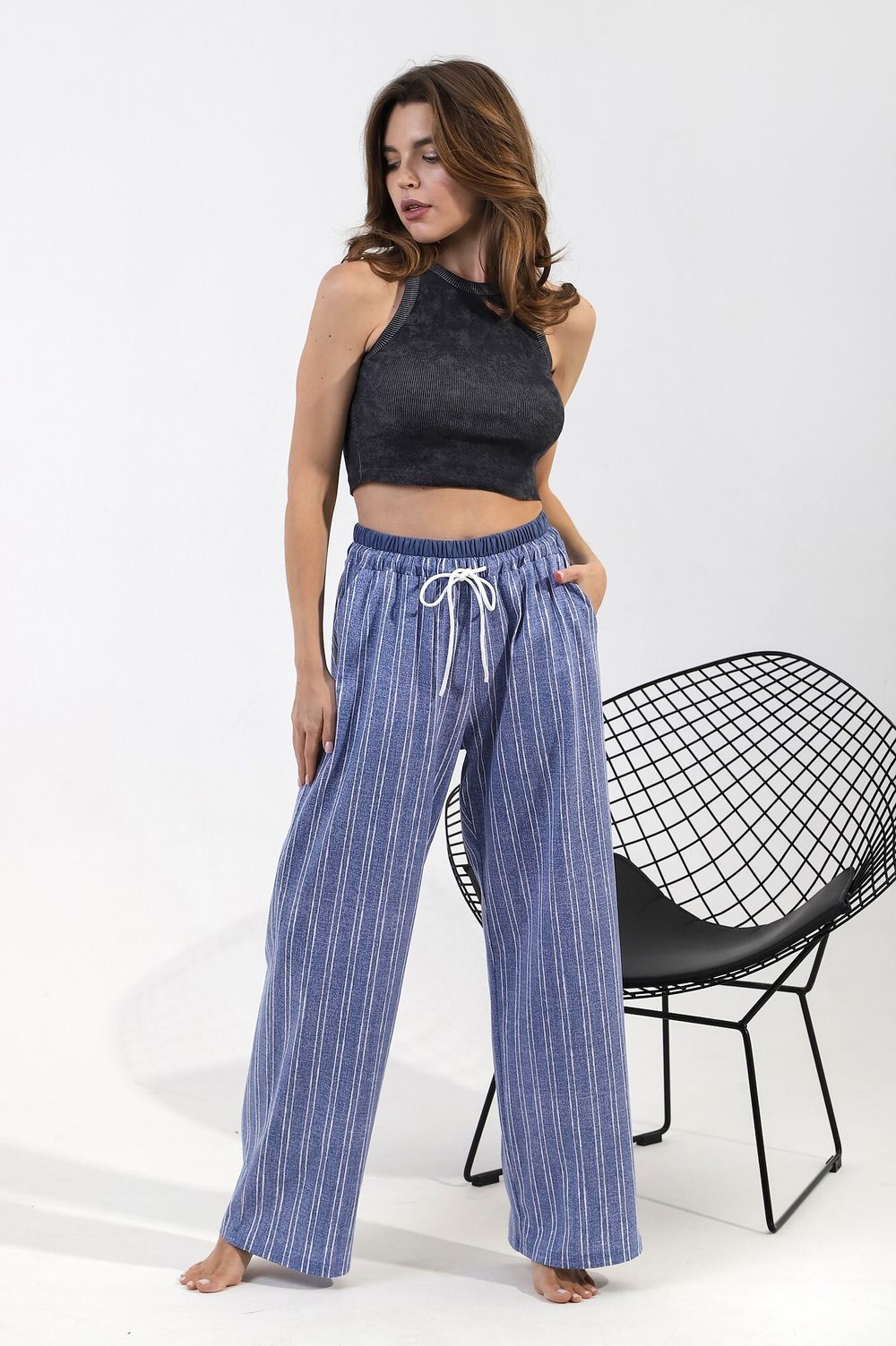 Брюки Полоса-1 Виотекс СИНИЙ