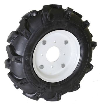 Колесо 4,00*10 к мотоблоку (покрышка+камера+диск под 4 отв.)