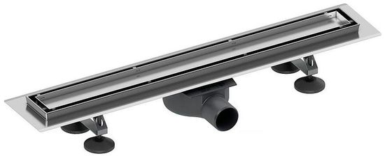 Дренажный канал TECE TECElinus 15103089 L=800 мм, 2 в 1 (tile/steel) с мембраной