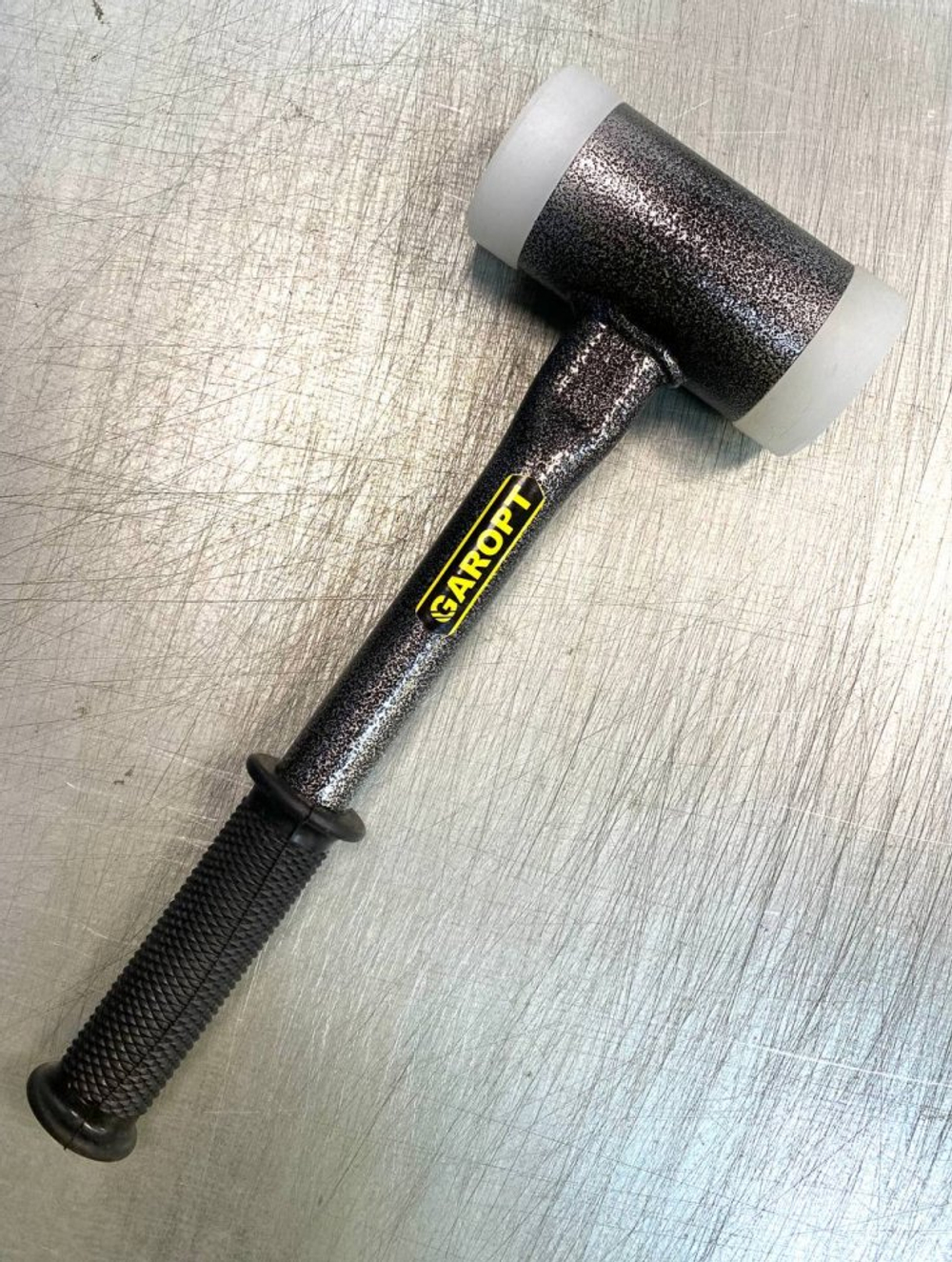 Молоток «без отскока» 1800гр для правки дисков со сменными бойками 60 мм / безынерционный / GAROPT