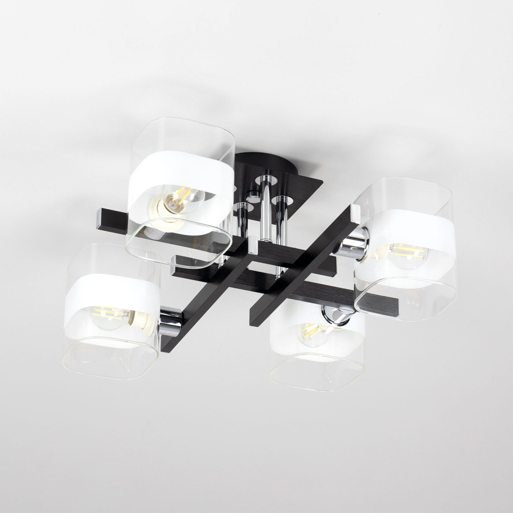 Citilux Вирта CL139242 Люстра потолочная Чёрная