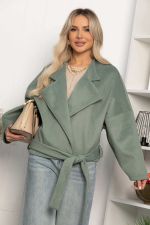 Пальто укороченное Хайт (фисташка) Б14339-7М LT Collection